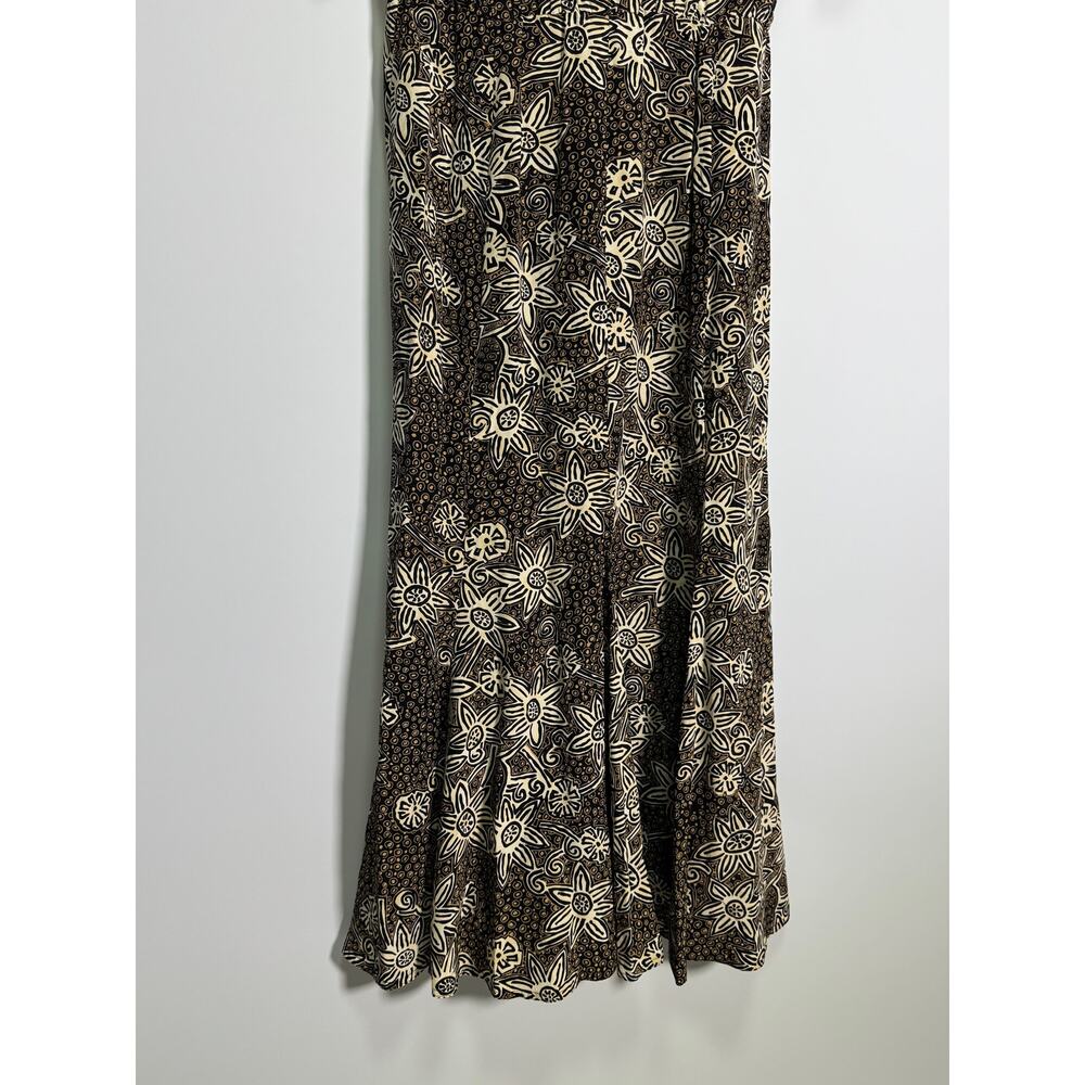 Vintage Neiman Marcus Gillian 100% Silk Midi Dress Size 8 - Picture 6 of 9
